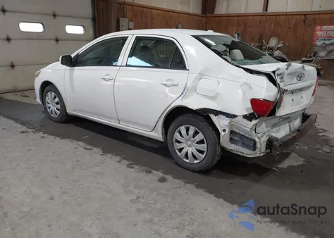 2010 Toyota Corolla Le z USA, uszkodzony, nr VIN 2T1BU4EEXAC310706